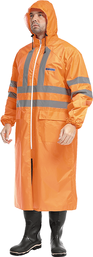 Плащ влагозащитный сигнальный "EXTRA-VISION WPL" оранжевый 
