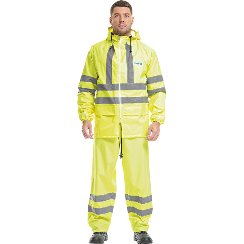 Костюм влагозащитный сигнальный "EXTRA-VISION WPL": куртка, брюки; лимонный