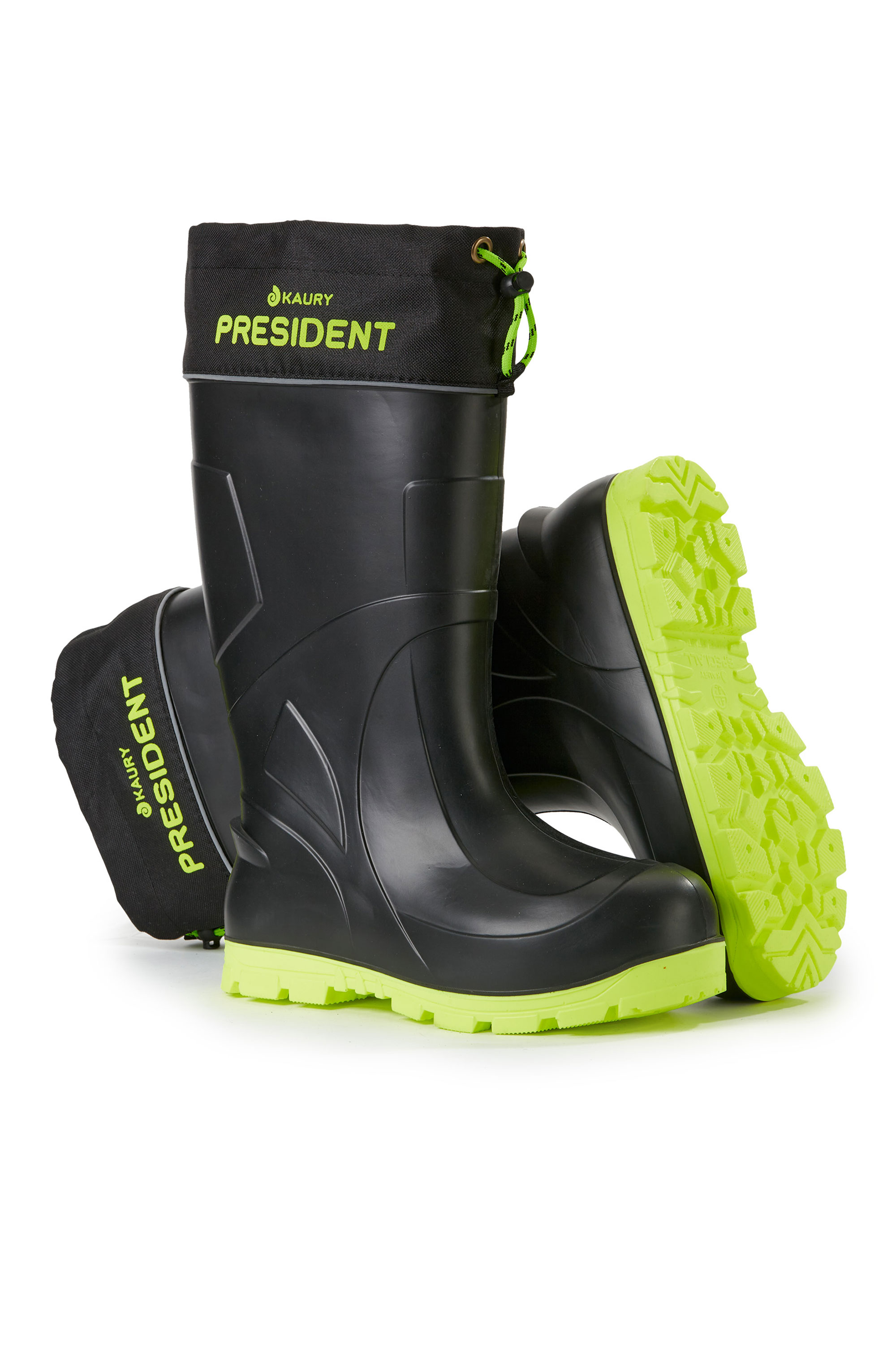 Сапоги ЭВА утепл. ПУ, с надставкой, съемный чулок