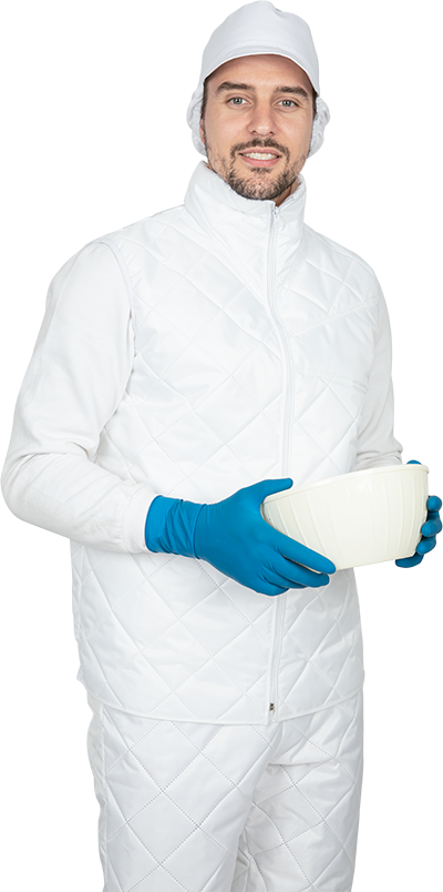 Жилет "АПРЕЛЬ" утепл. белый