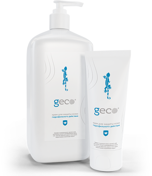Крем "GECO" гидрофильный (бутыль с помпой 1000 мл.) 