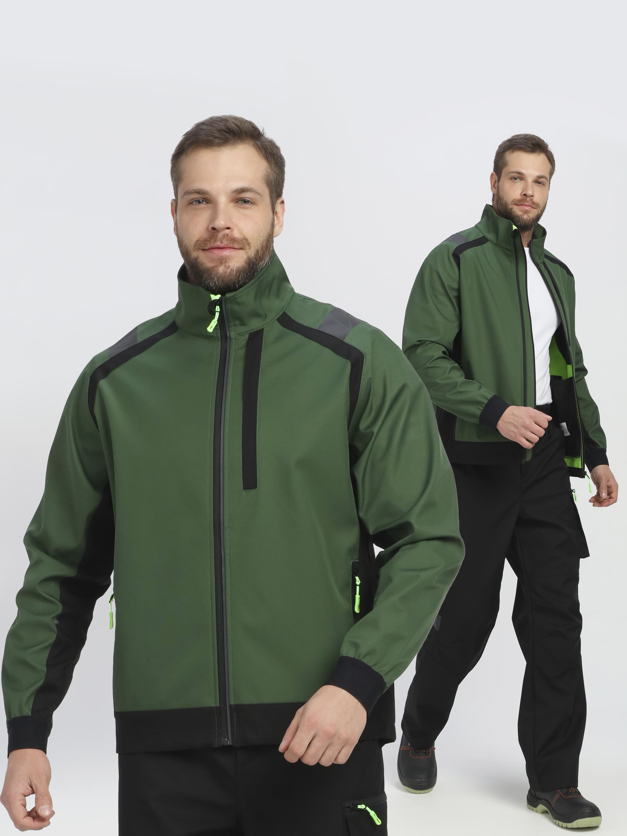 Куртка "PROFLINE LEADER" хаки с черным