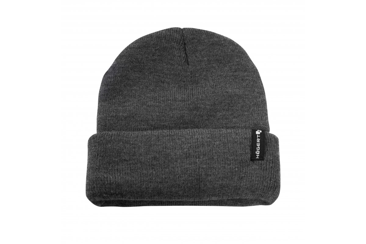 Шапка двойная "EGON" темно-серая