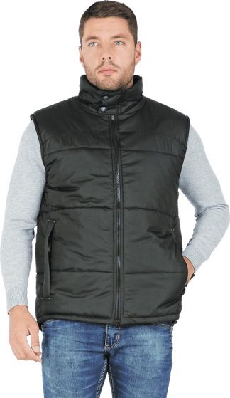 Жилет "САТУРН" утепл. чёрный