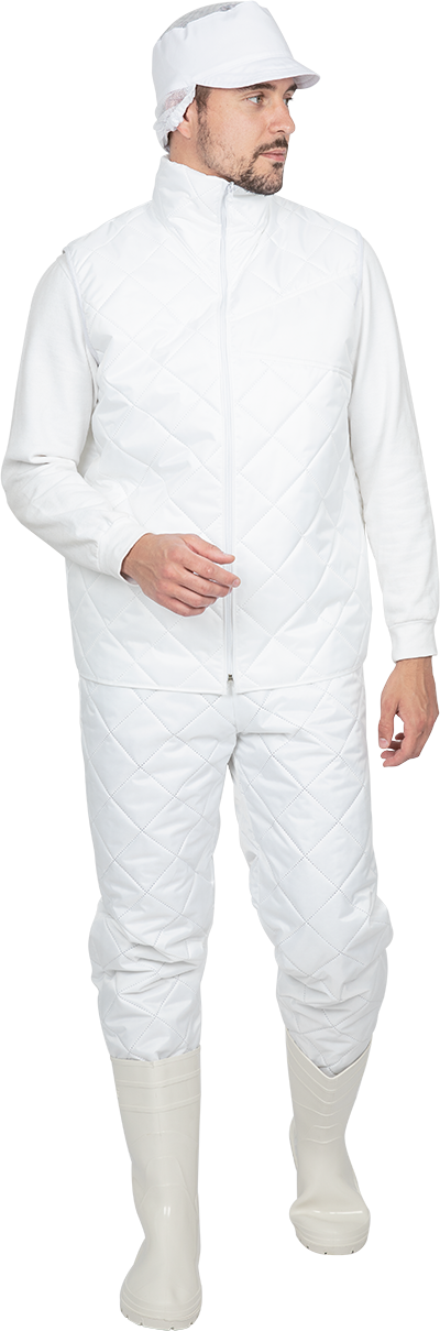 Жилет "АПРЕЛЬ" утепл. белый