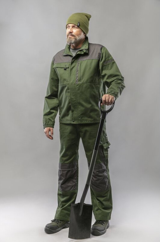 Костюм "RUWER": куртка, п/комб.; темно-зеленый