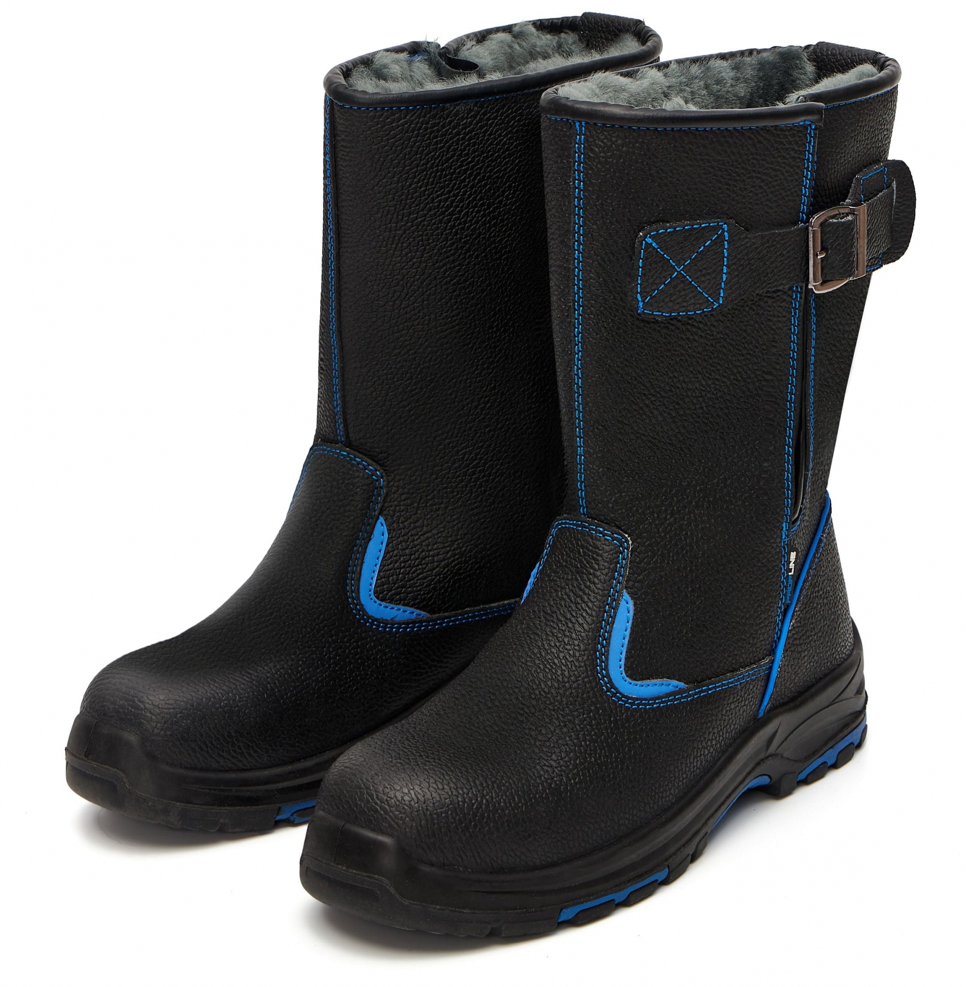 Сапоги "PROFLINE" с КП и КС, ПУ-Нитрил, утепл. нат. мех