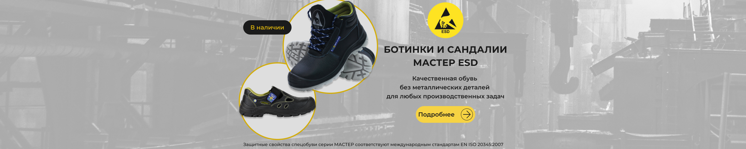 Ботинки Master ESD